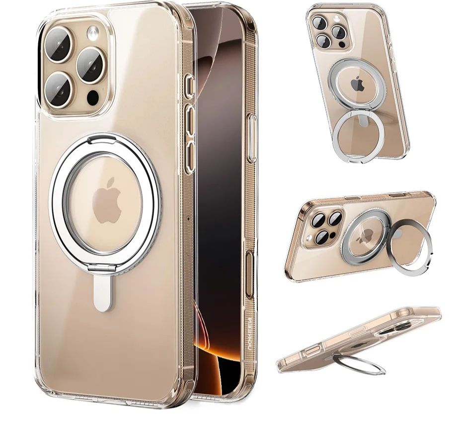 Magnetische 360° Standhülle für iPhone 17 Pro Max