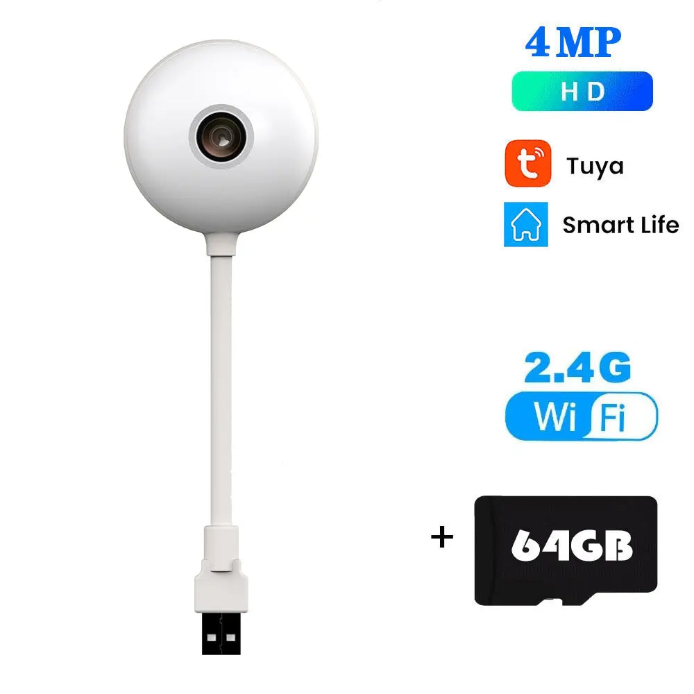 5MP Mini WiFi Babymonitor Kamera mit AI Tracking