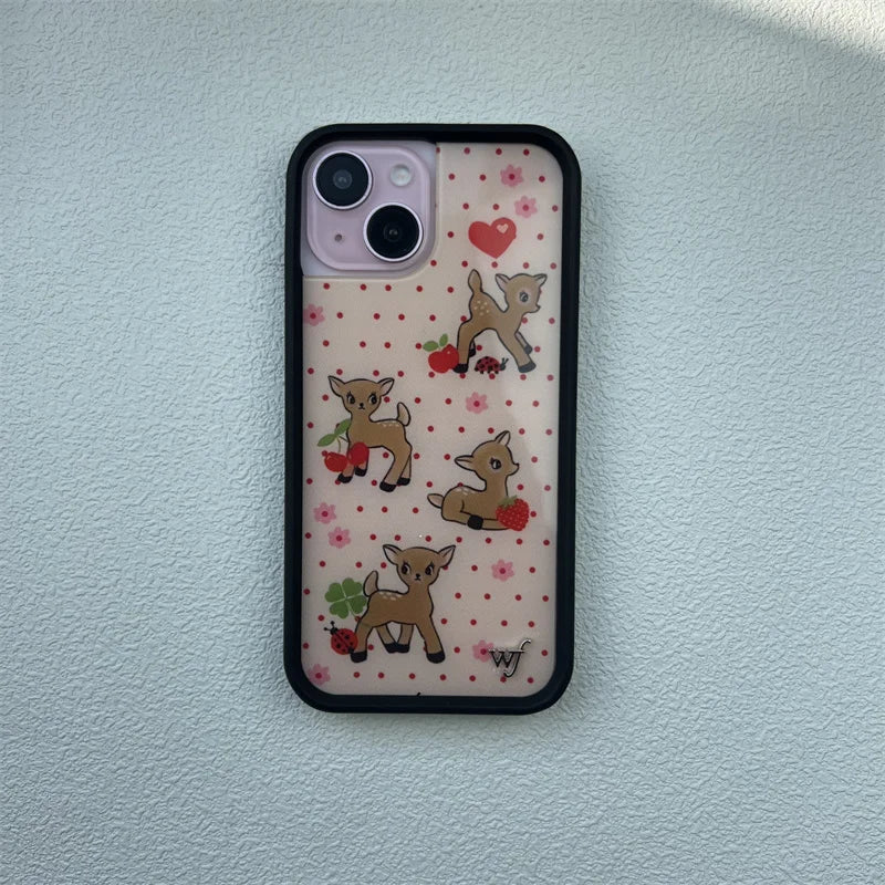 Wildflower Stern Reh Hülle für iPhone 17 Pro Max
