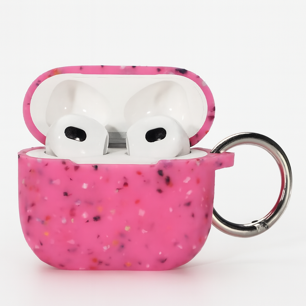 Leuchtende Silikonhülle für AirPods mit Anhänger
