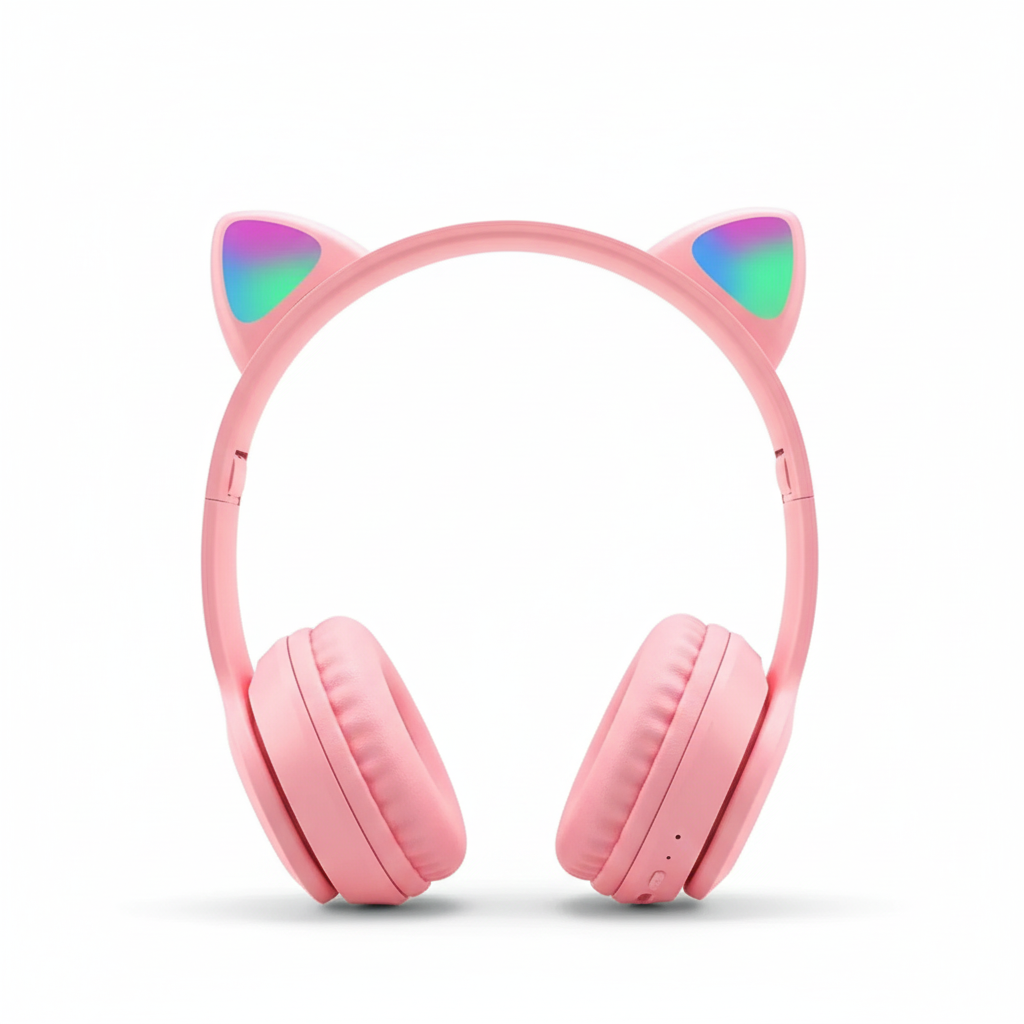 Bluetooth gaming headset with light effect