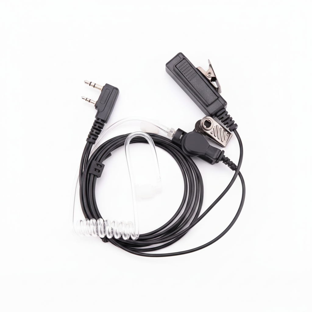 Écouteurs intra-auriculaires anti-radiations à tube d'air