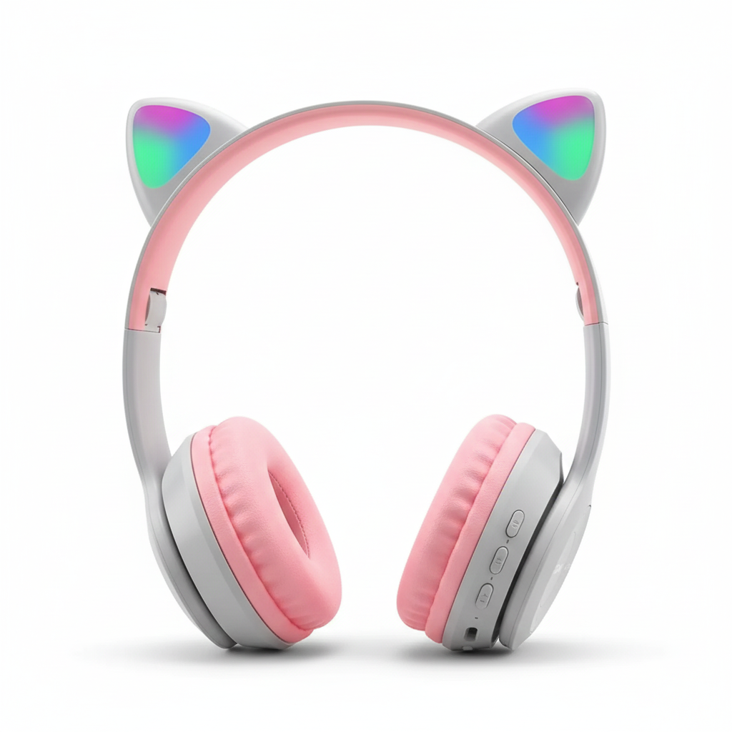 Casque de jeu Bluetooth avec effet lumineux