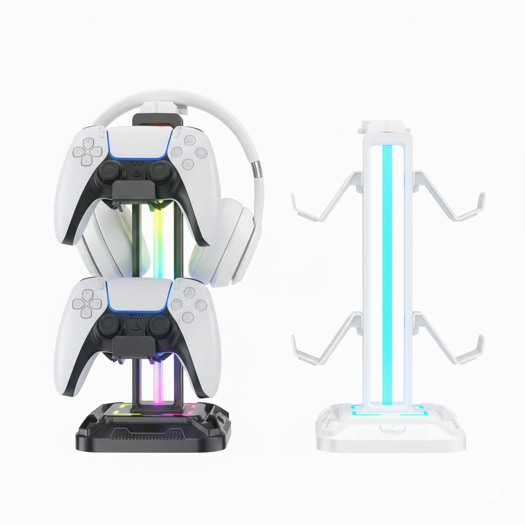 Controller- & Headset-Ständer mit Licht