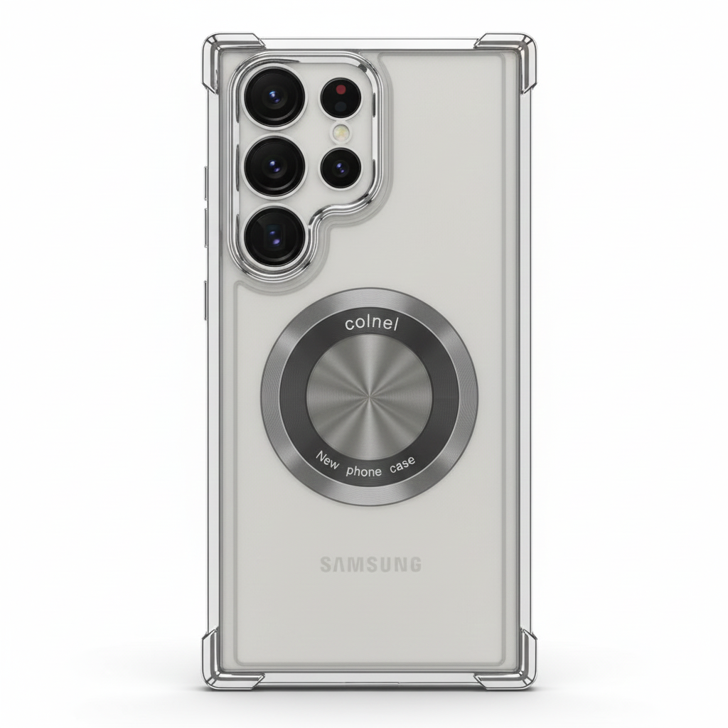 Luxus Magnet Hülle für Samsung – Clear