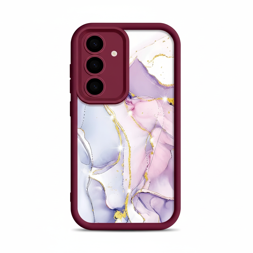 Elegante Marmorhülle für Samsung Galaxy Soft Design