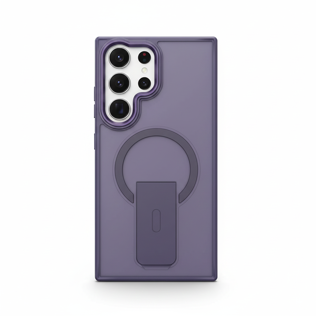 Luxus Magnet-Hülle mit Ladefunktion für Galaxy S25/S24