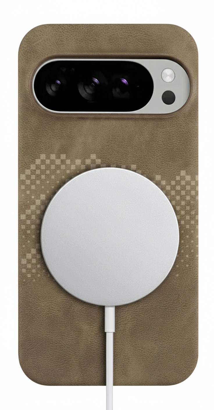 Premium Leder Magsafe Hülle für Google Pixel 10