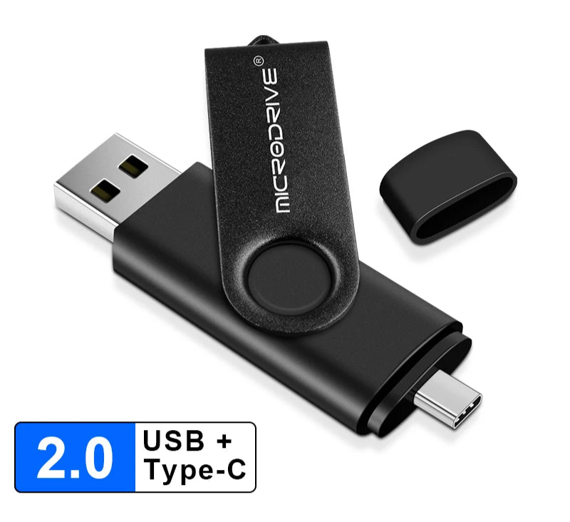 Typ-C OTG USB 2.0 Flash-Laufwerk 64 GB