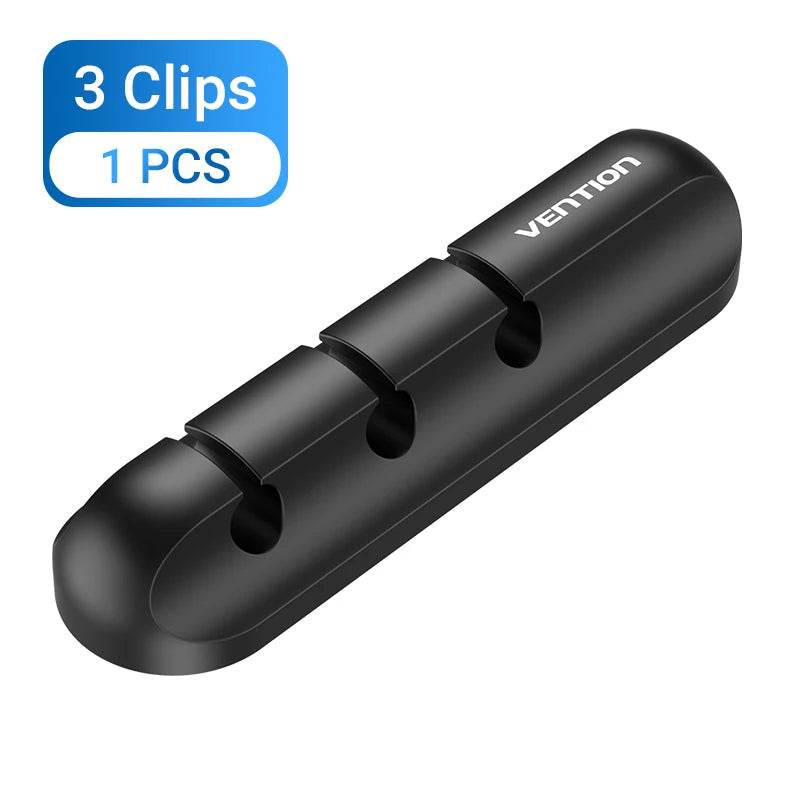 Flexibler Silikon Kabel Organizer für Auto und Büro