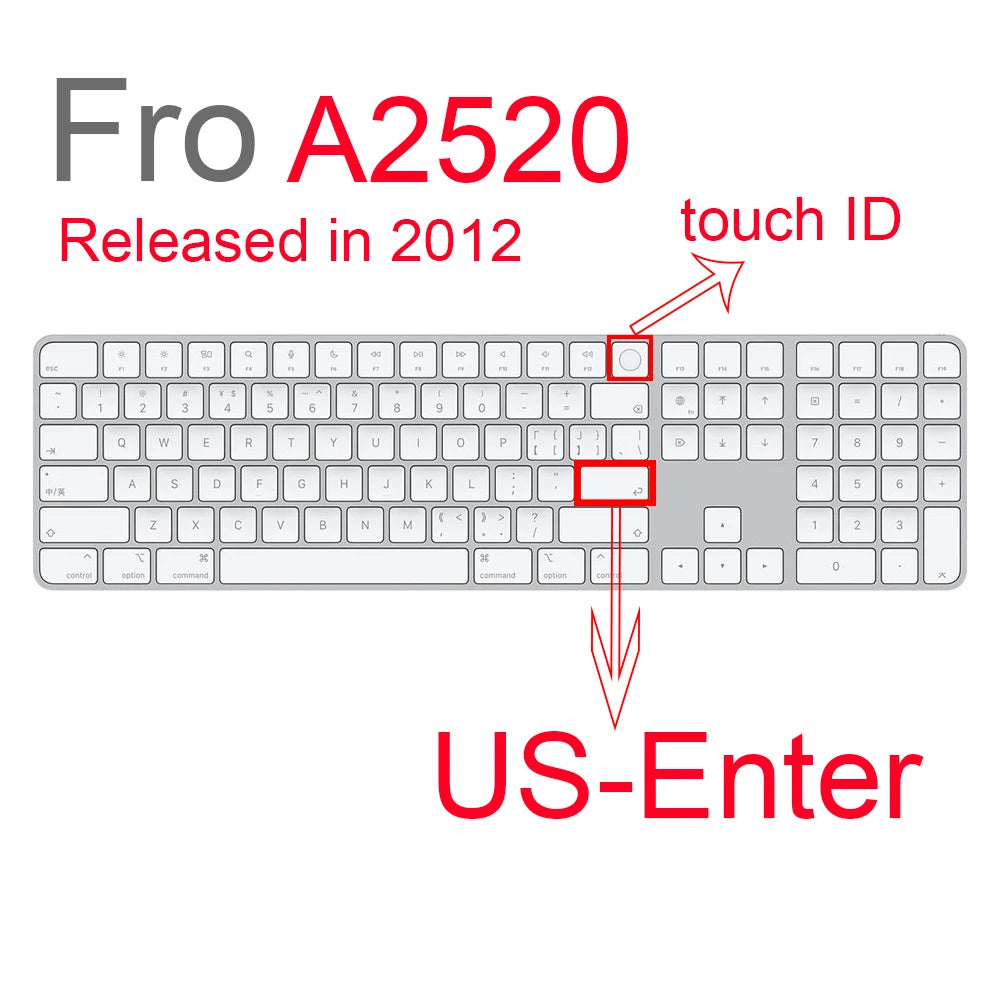 Silikon-Tastaturabdeckung für Apple iMac