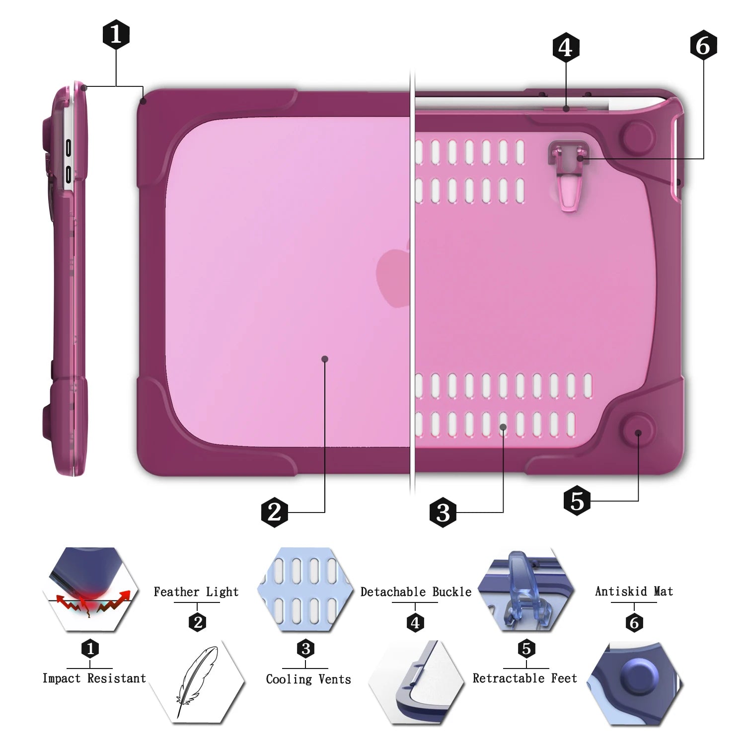 Ständer Laptoptasche für MacBook 13–16