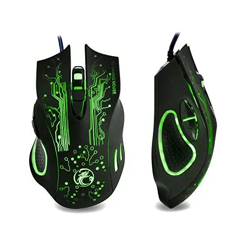 X9 Kabelgebundene Gaming-Maus 3200 DPI mit LED-Beleuchtung