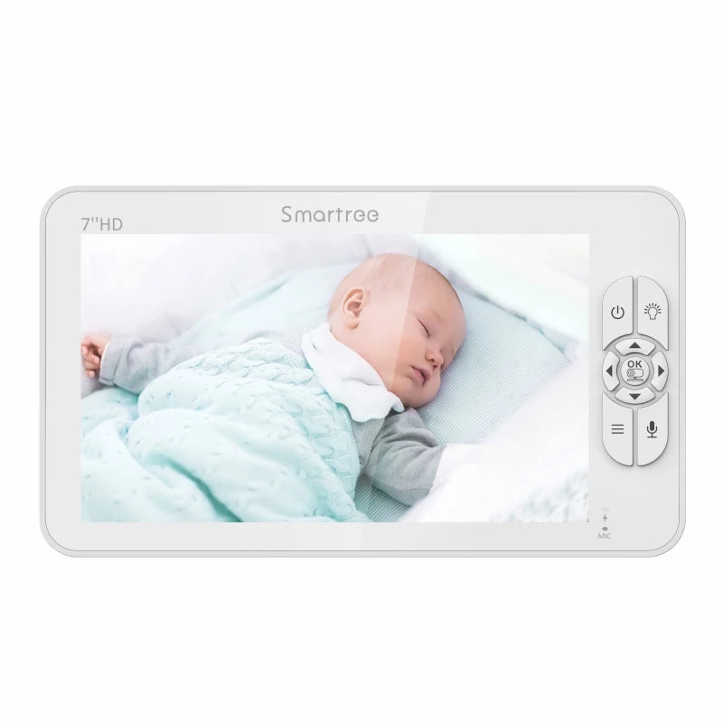7" HD Video-Babyphone mit 2 Kameras und Zoom