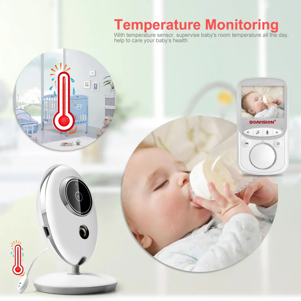Kabelloser Baby Monitor LCD mit Musik Intercom