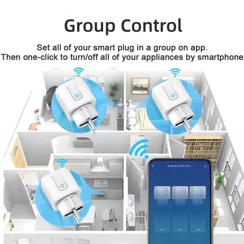 Smart Wi-Fi socket with timer & energy measurement