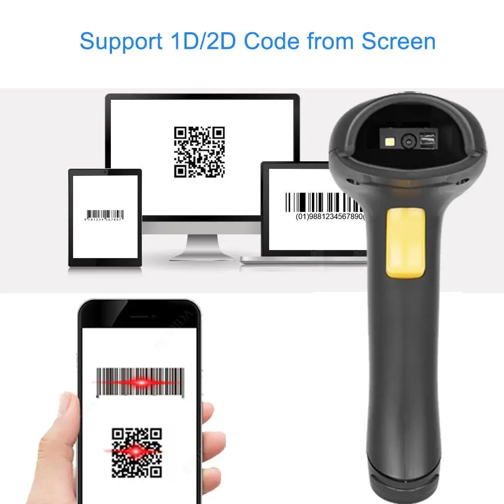 USB Barcode Scanner 2D 1D QR Code Leser Kabelgebunden