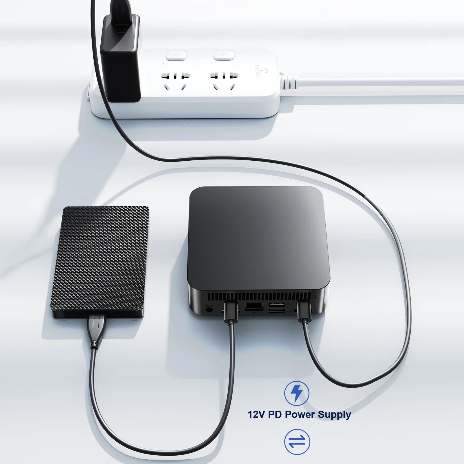 Mini PC i9 Windows 11 Pro 12GB RAM 512GB SSD WiFi 6 BT