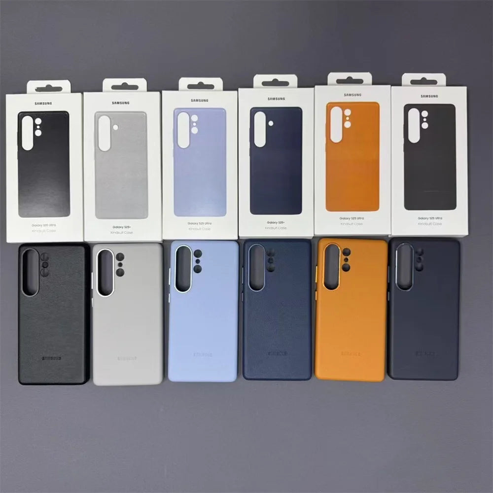 Lederhülle für Samsung S25 Ultra Magnetisch Qi