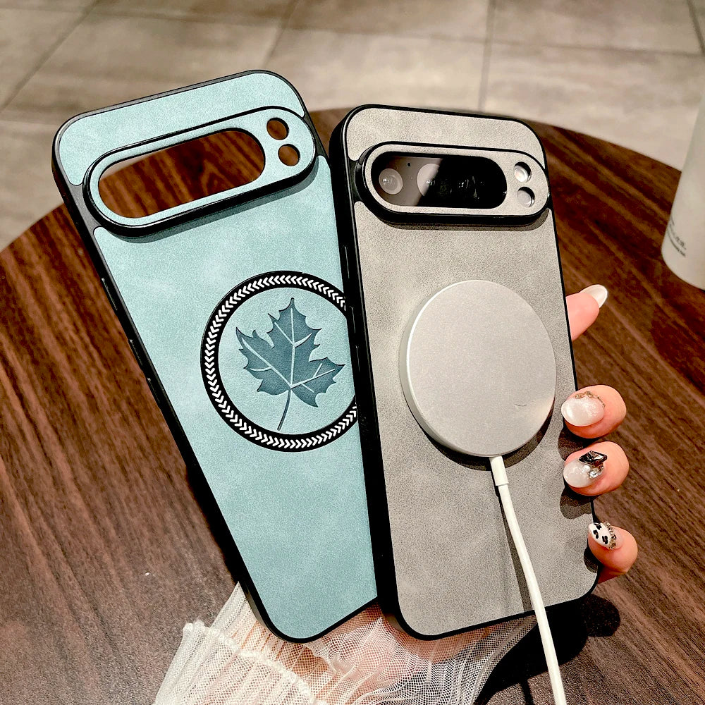 Luxus Kunstleder Hülle Pixel 9 8 Pro XL