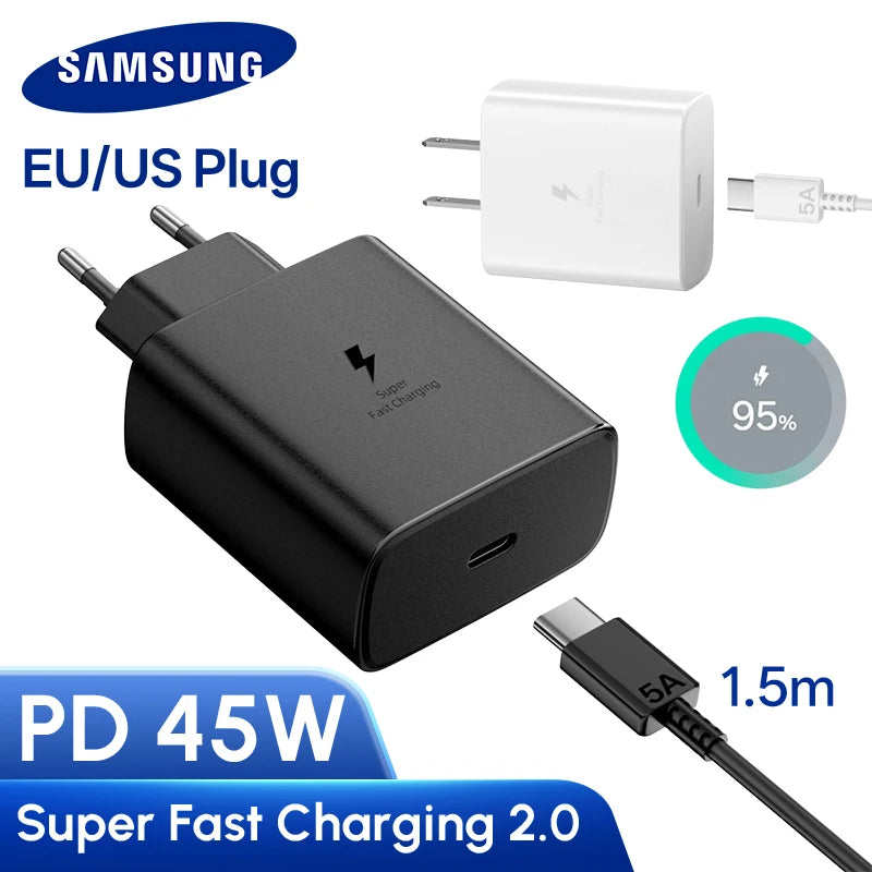 45W USB-C Schnellladegerät EU/US