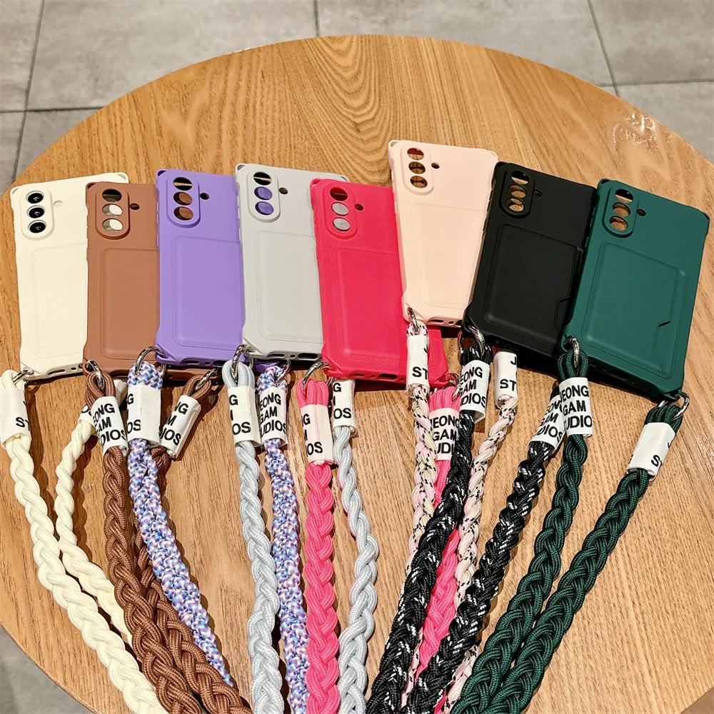 Geflochtener Crossbody Lanyard für Samsung Galaxy