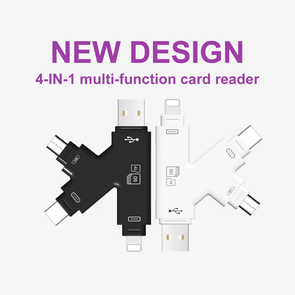 5-in-1 OTG Kartenleser Typ C SD TF iPhone Android