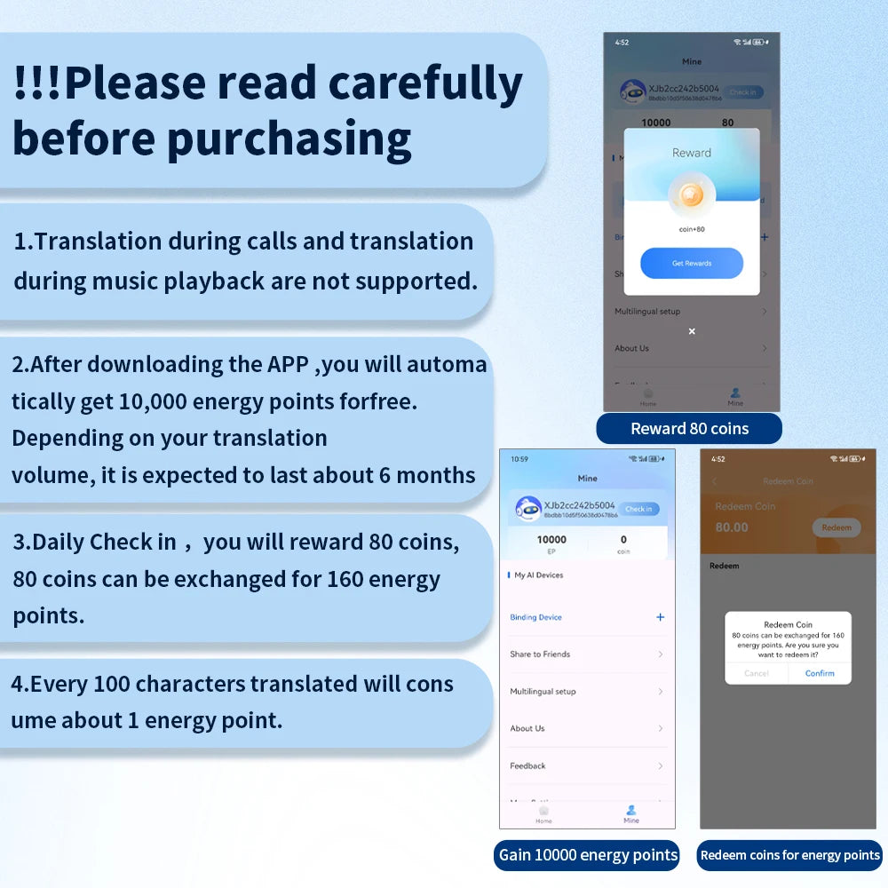 GREATWALL KI-Übersetzer-Ohrhörer