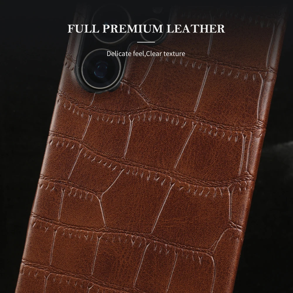 Luxus Leder Magsafe Hülle für Samsung Galaxy