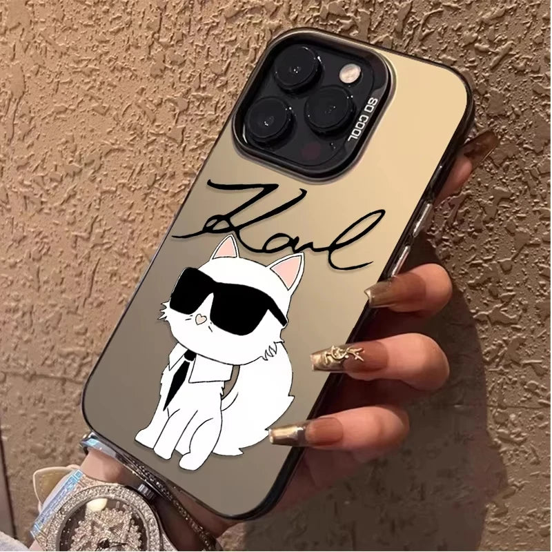 Süße Cartoon Katzen Hülle für Samsung S25 Ultra