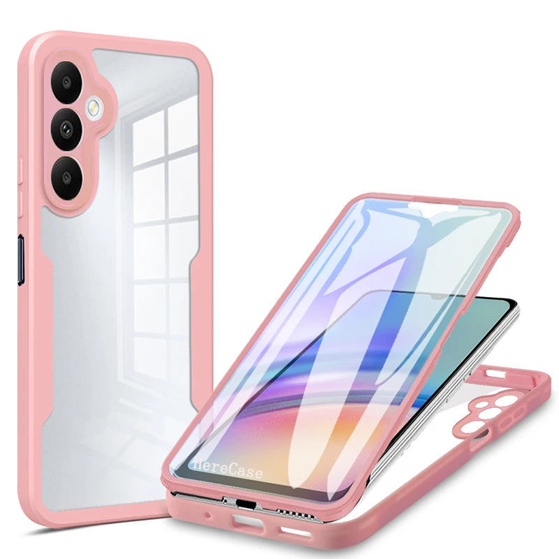 360° Hülle mit Displayschutz für Galaxy A-Serie