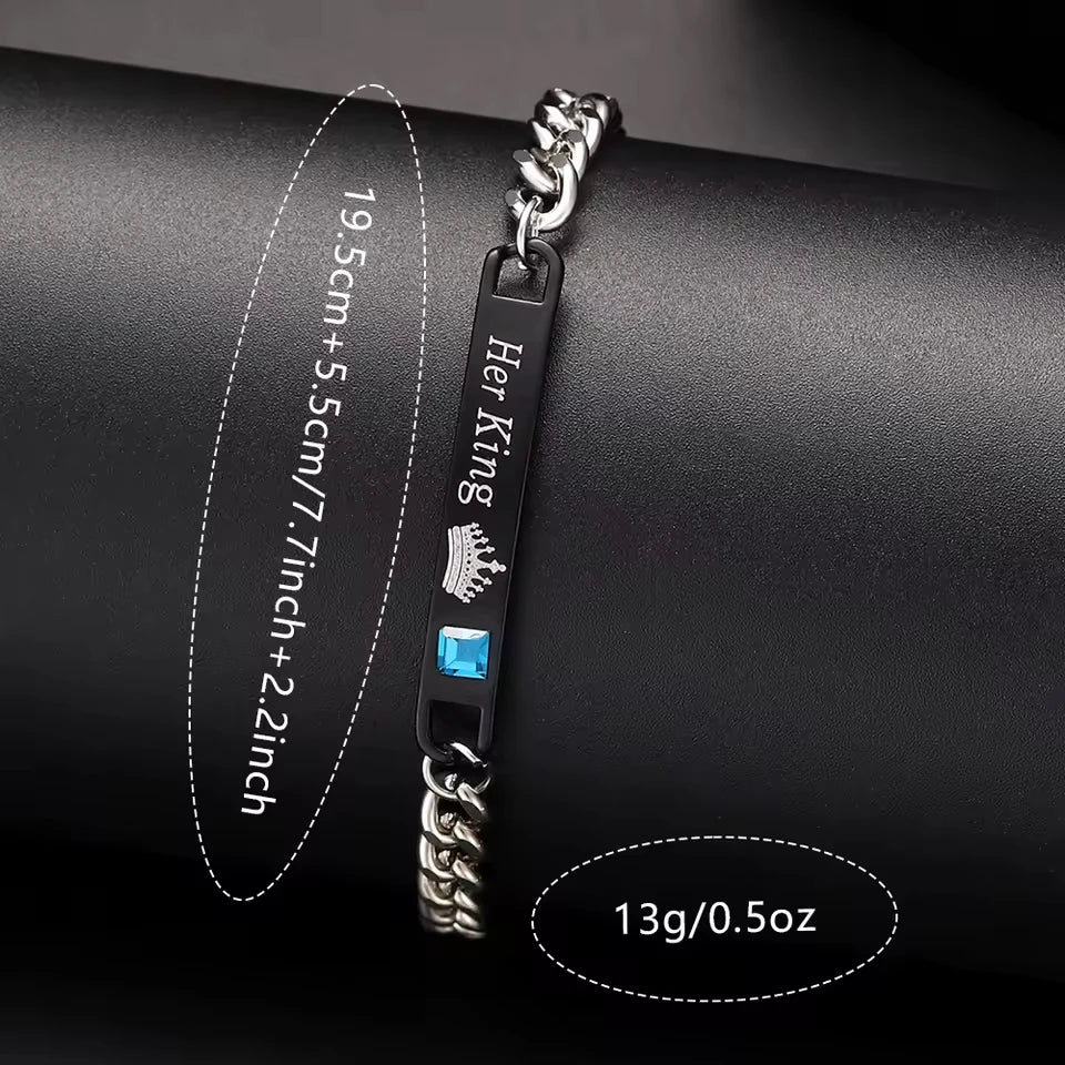 2-teiliges Herren Quarzuhr Set – Modische Armbanduhr mit digitaler Skala & passendem Schmuckset