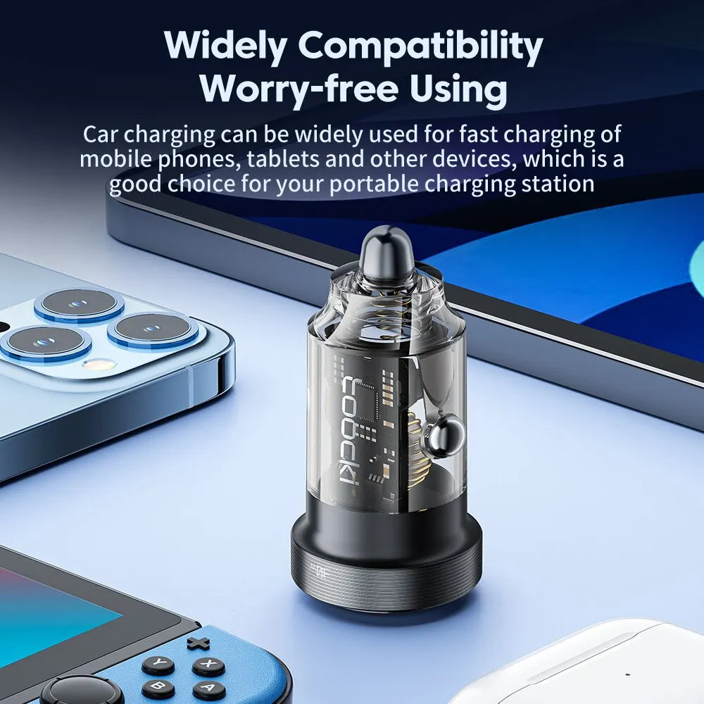 30W QC PD 3.0 USB-C Autoladegerät