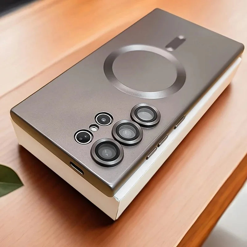 Magnetische Matte-Hülle für Galaxy S25/S24