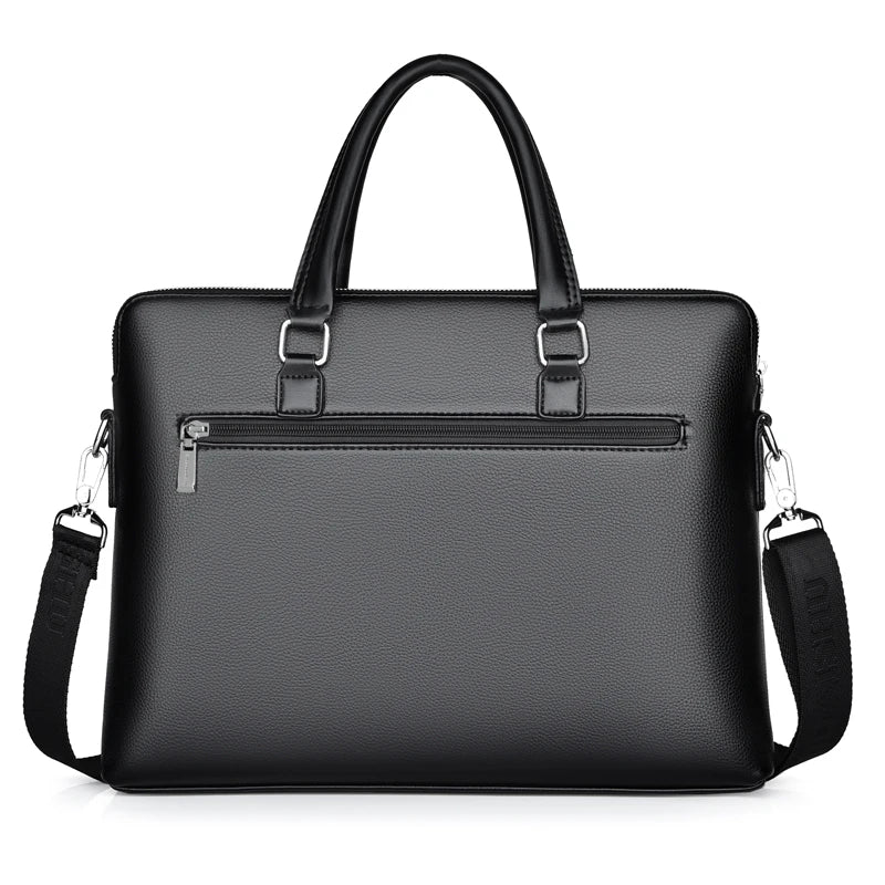 Marken Leder Aktentasche Herren 15,6 Zoll