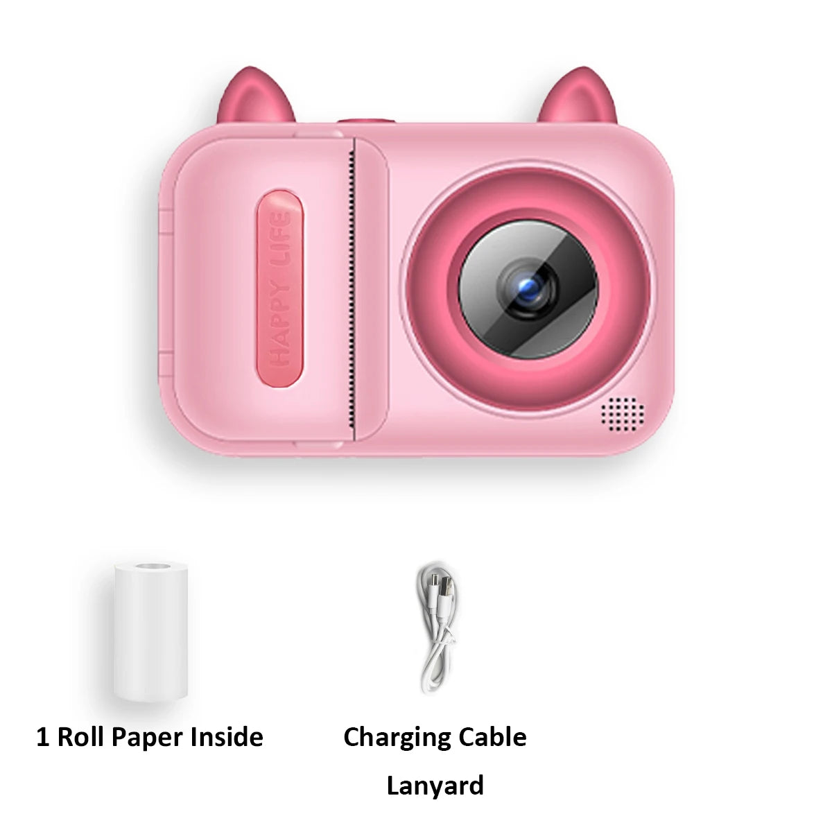 Kinderkamera Sofortdruck 1080P Mini HD Spielzeug