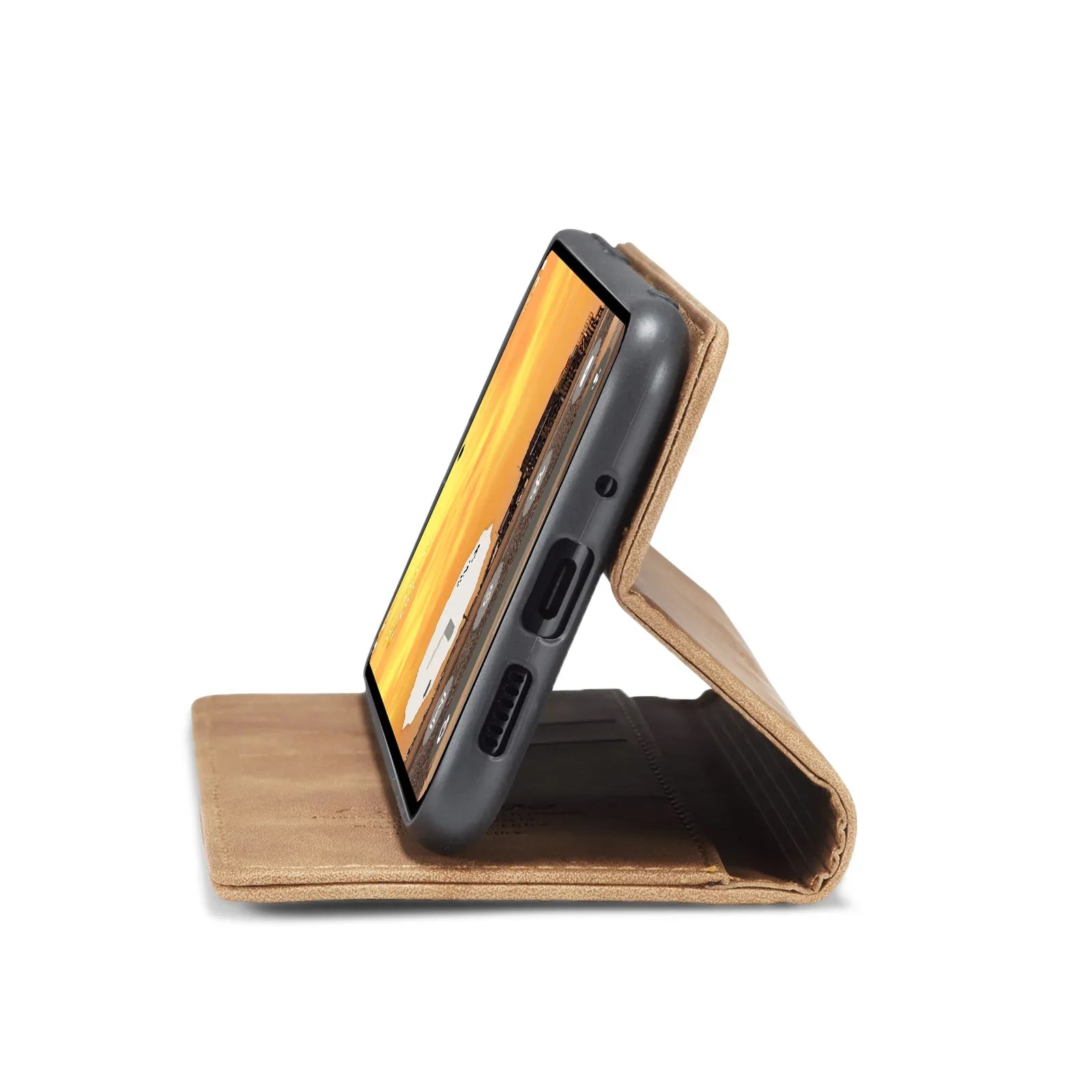 Magnetische Leder Brieftasche Hülle Pixel