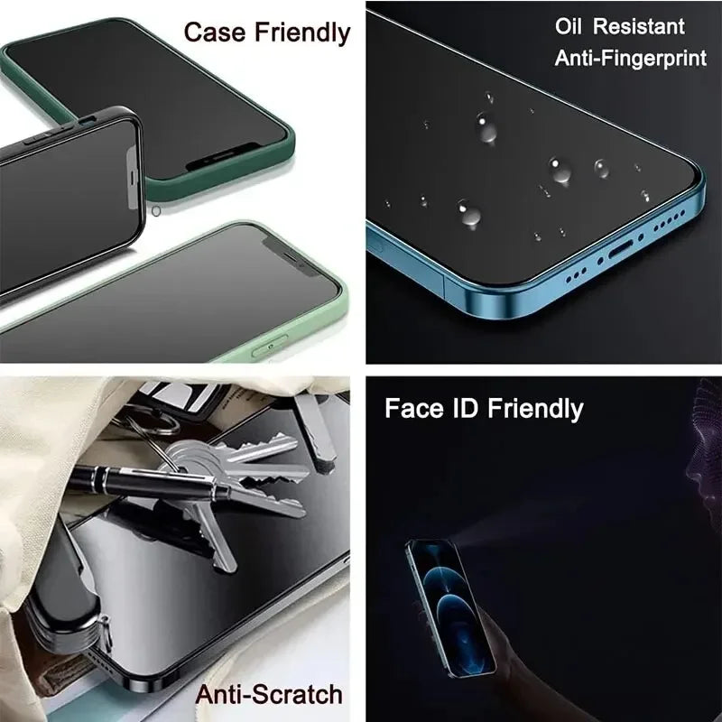 Anti-spy screen protector for iPhone