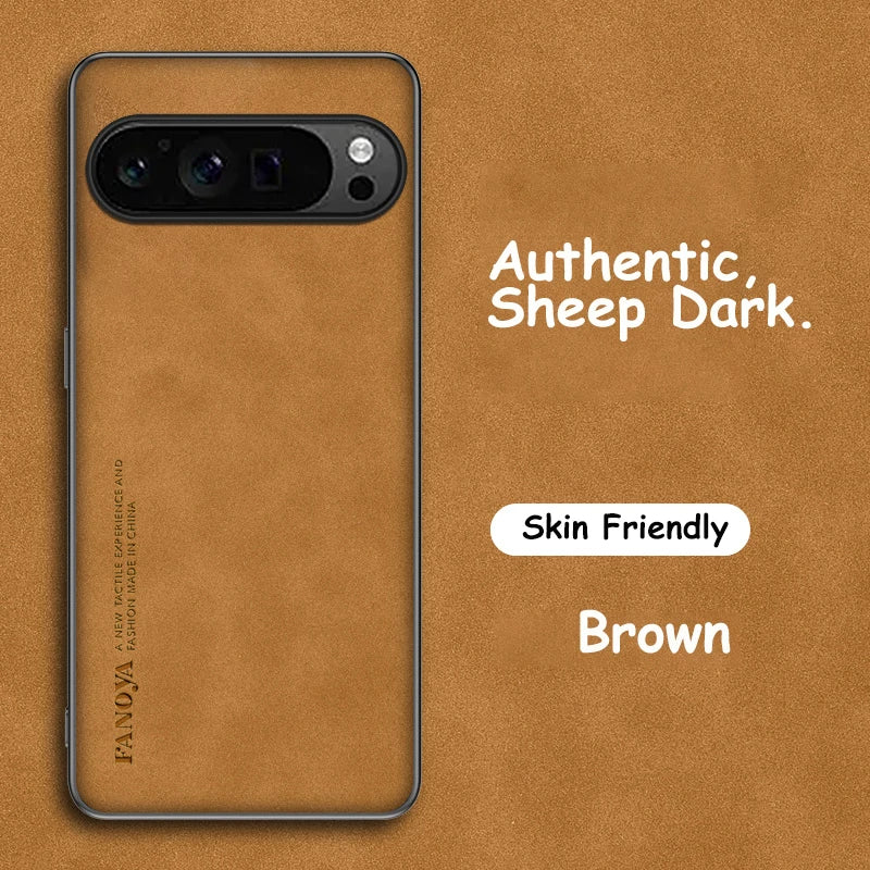 Shockproof PU leather case for Pixel