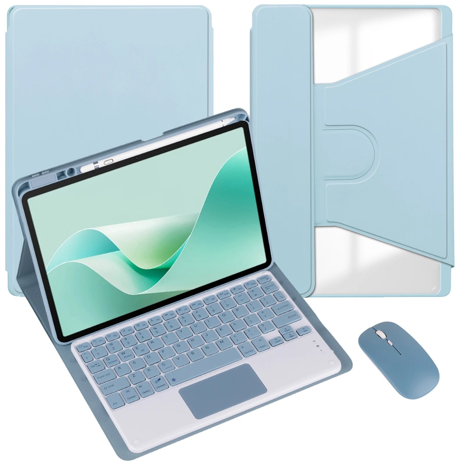 360° Drehbare Hülle mit Tastatur iPad Air Pro