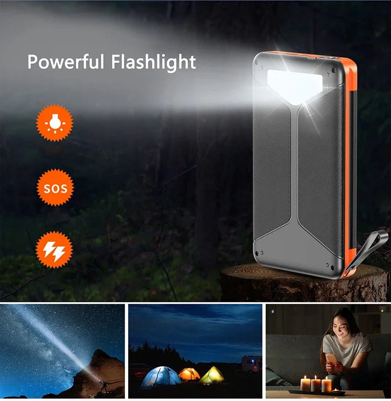 Solar Powerbank 20000mAh with Qi Wireless Function