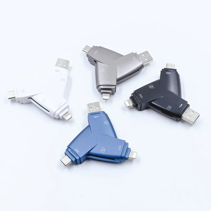Mini SD TF Kartenleser OTG Lightning Typ-C Adapter