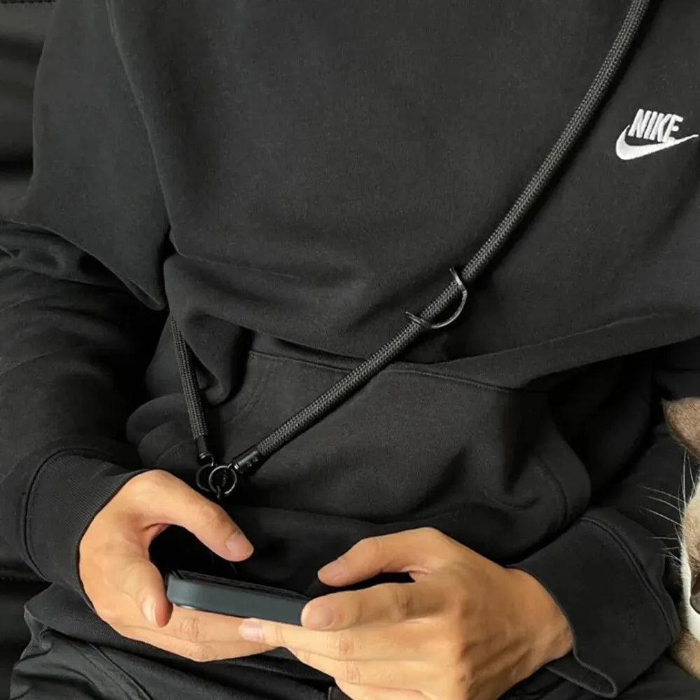 Robustes Handy-Lanyard 8 mm mit Umhängetasche