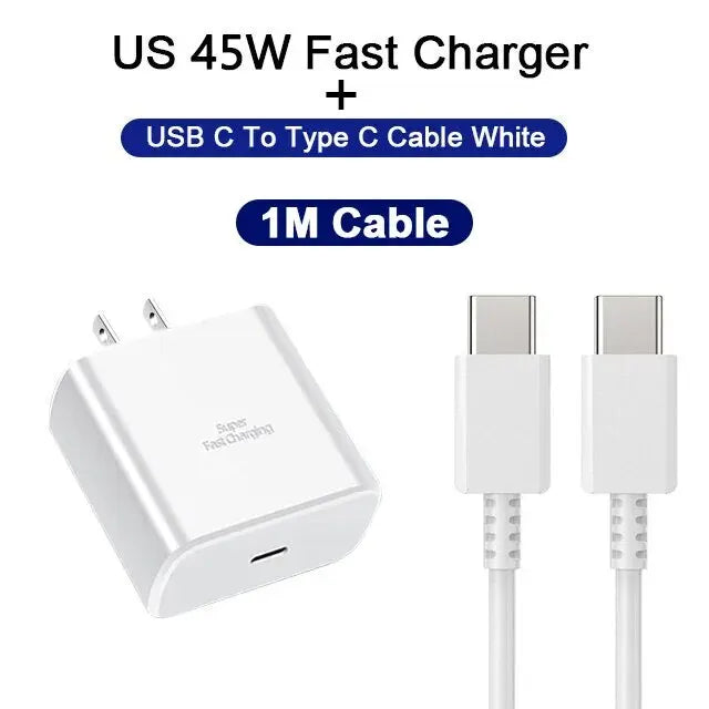 45W Schnellladegerät USB C für Samsung