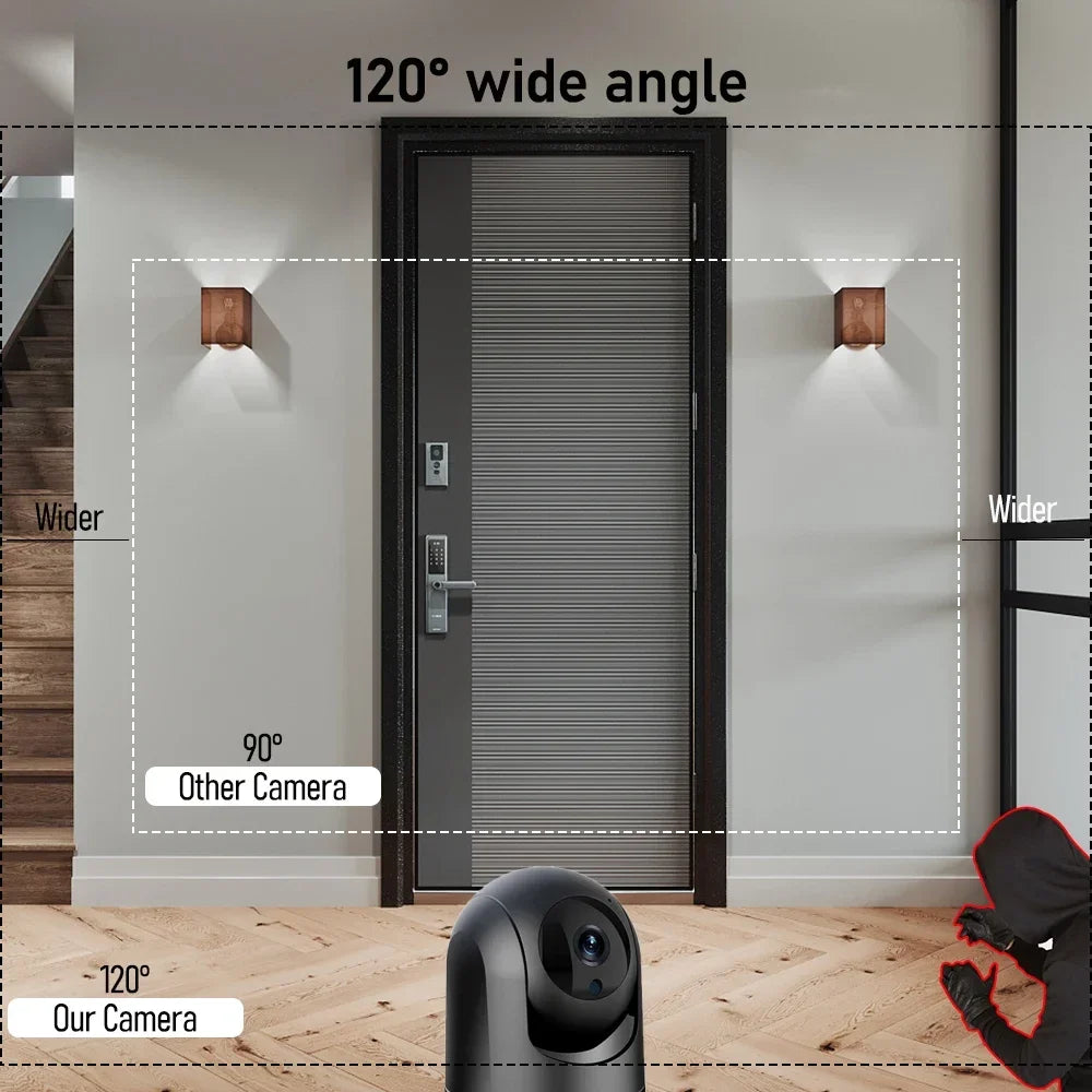 4MP 5G WLAN Baby Kamera mit Auto-Tracking & Audio