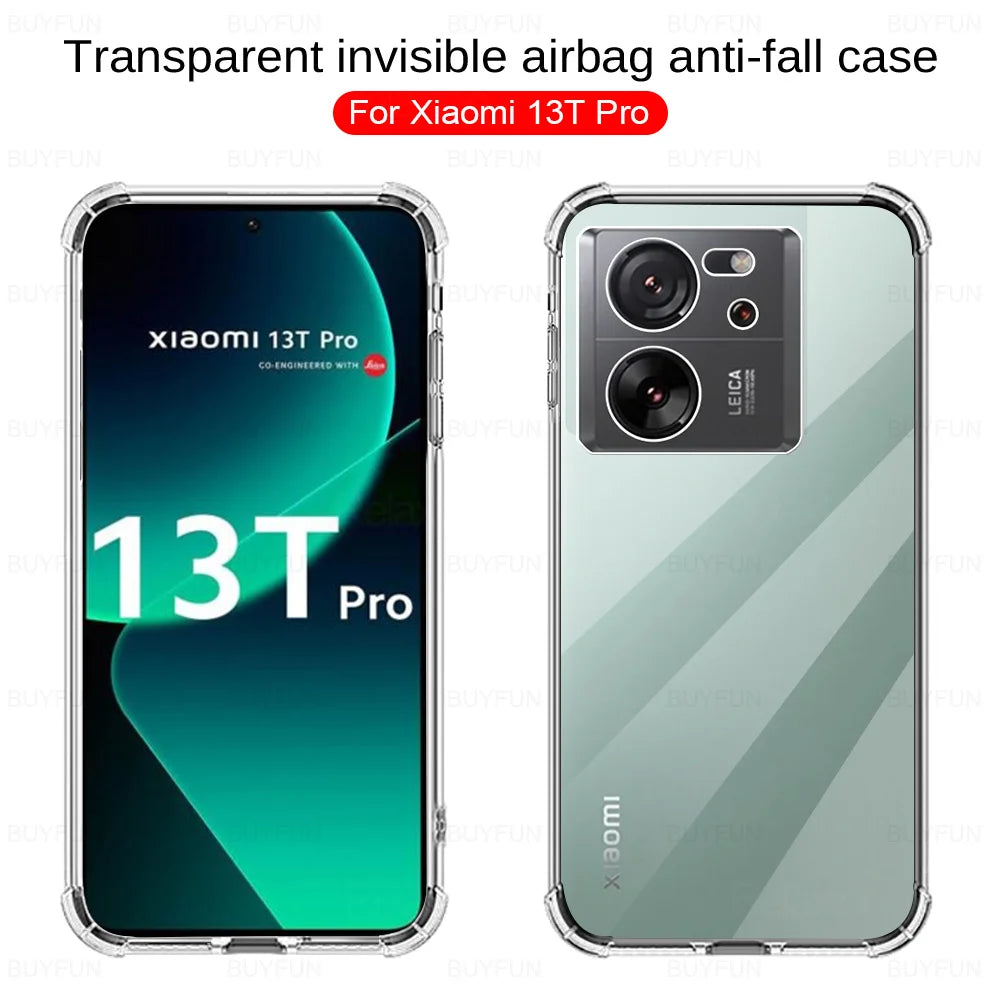 Xiaomi 13T Pro Hülle Transparent Silikon