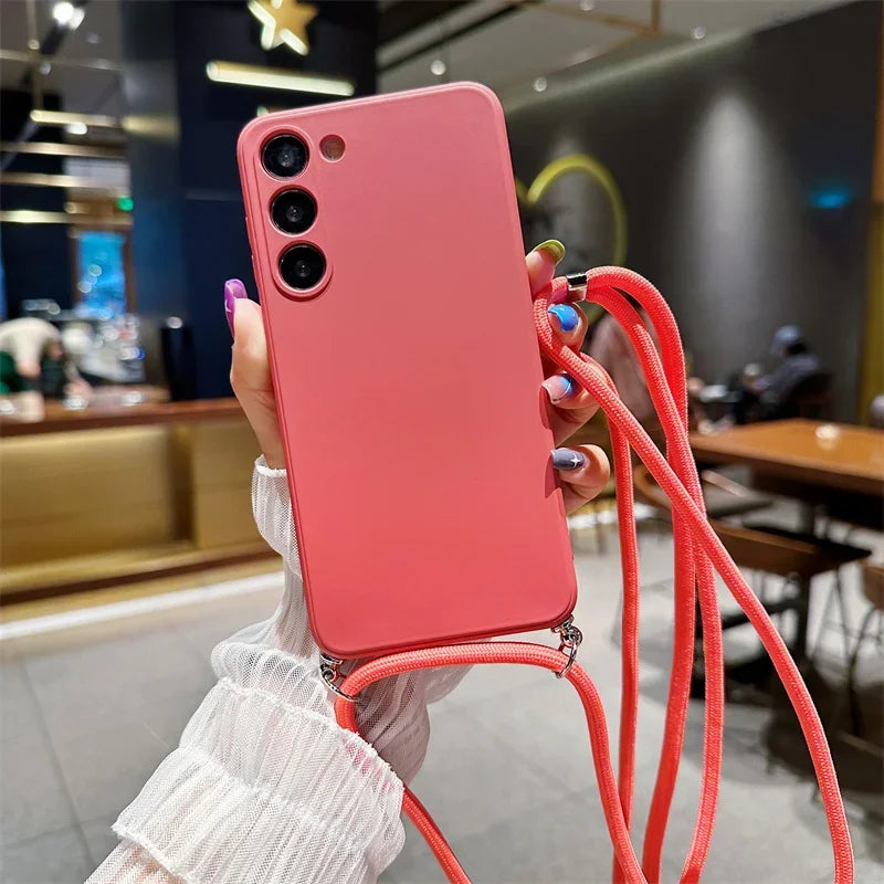Verstellbare Crossbody Lanyard Hülle Samsung