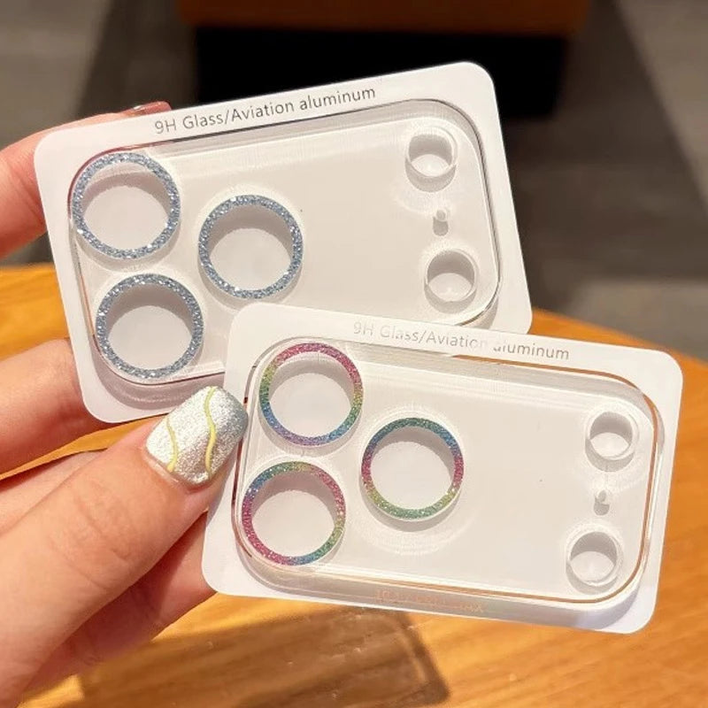 Glitzer Kamera-Objektivschutz für iPhone 17 Serie