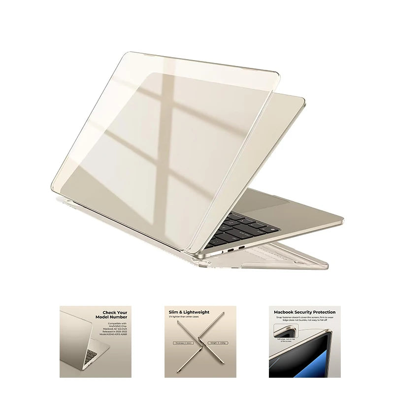 EooCoo Hülle für MacBook Air 13/15 Zoll