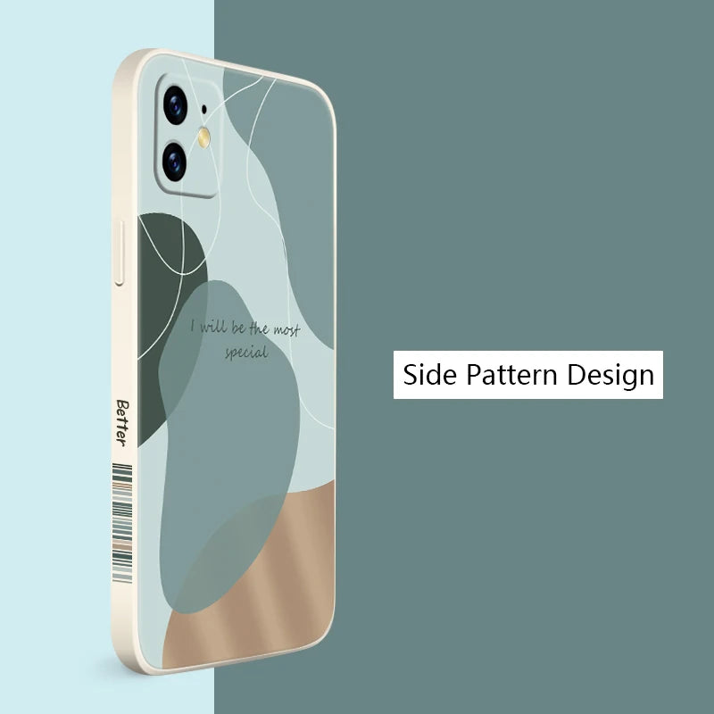 Cartoon Blumenhülle für Galaxy S & A-Serie